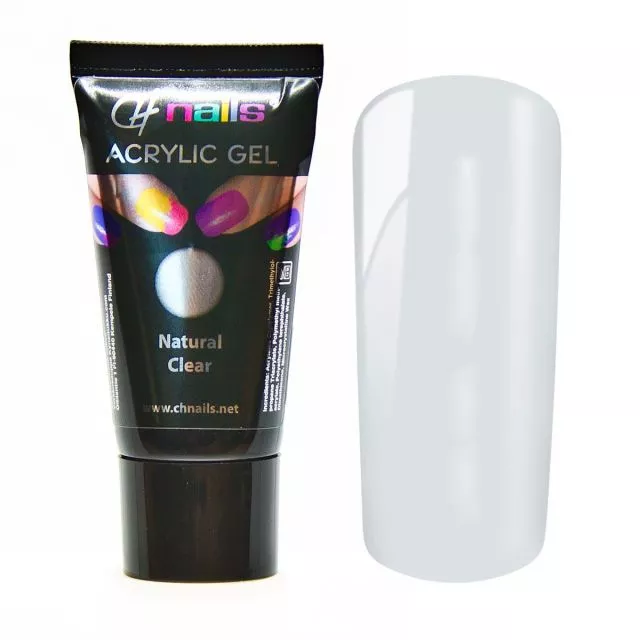 CH Nails Acrylic Gel Natural Clear 30ml