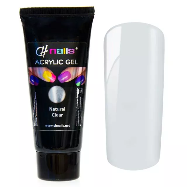 CH Nails Acrylic Gel Natural Clear 60ml