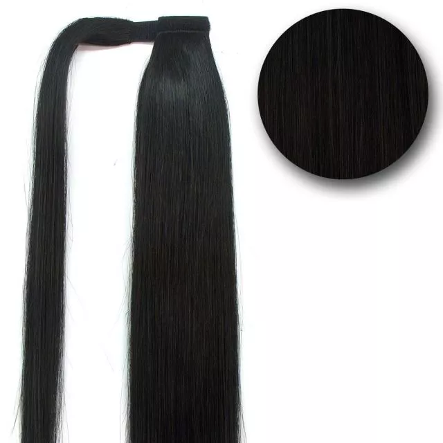 Premium Clip-In Ponytail 90g / 40cm / 1#