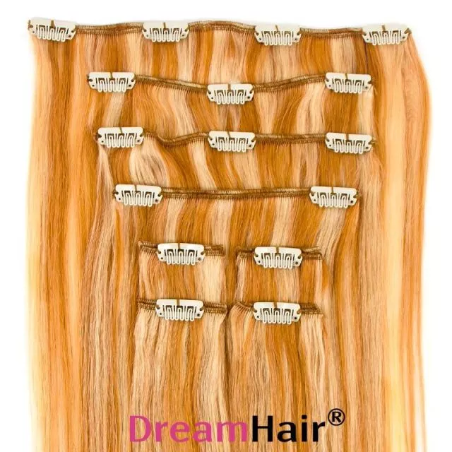 Clip-In Hair Extension 40cm / 100g Color P27/613#