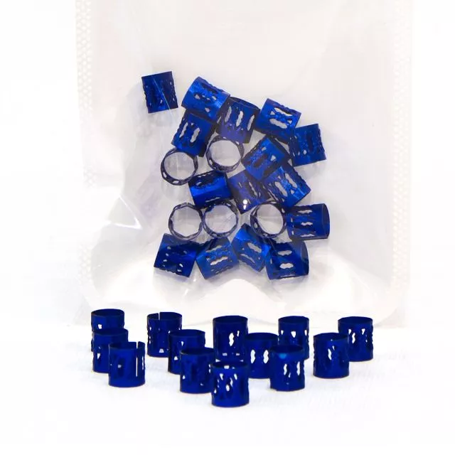 Hair Jewellery Blue 20 pcs