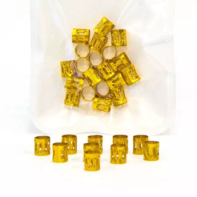 Hair Jewellery Gold 20 pcs