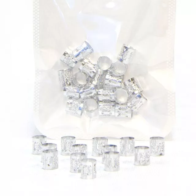 Hair Jewellery Silver 20 pcs