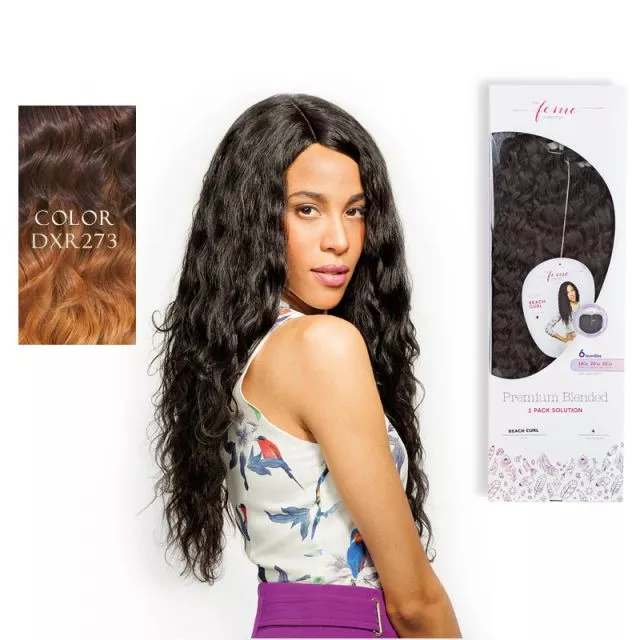 Premium Blended French Body Weave & Closure DXR273