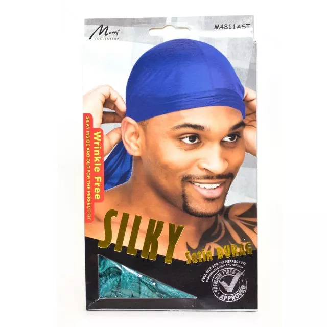 Mens Silky Satin Durag Green