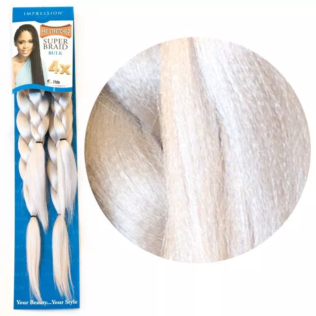 Impression Super Braid Bulk 4 pcs White#