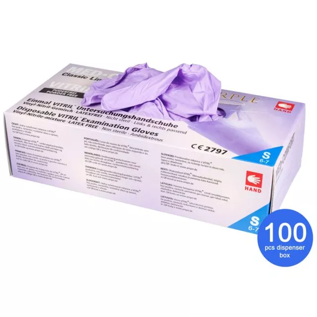 Vitril Gloves Powder Free Size S 100 pcs 