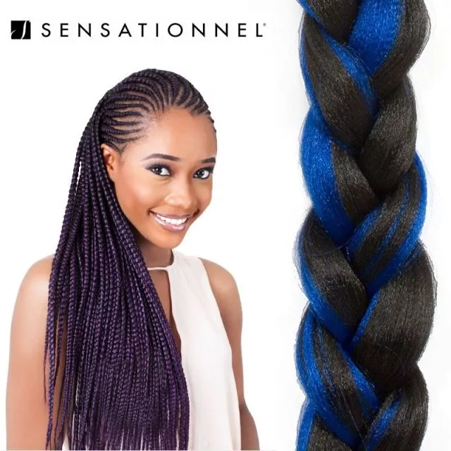 X-Pression Ultra Braid #1B/Blue