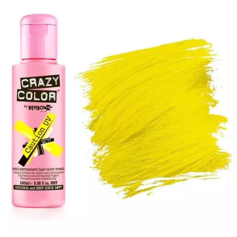 CRAZY COLOR SEMI PERMANENT HAIR DYE 100ml -All colours-FAST UK Postage-Pack  Of 4
